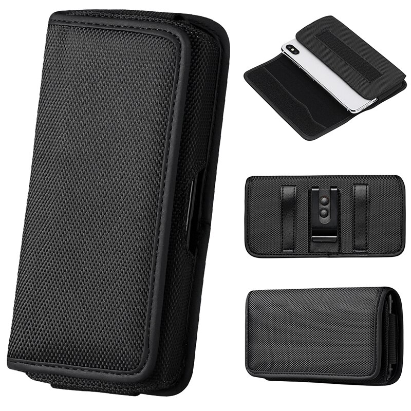 Telefoon Pouch Opknoping Holster Holder Taille Packs Riem Clip Pouch Case Oxford Doek Pakket Mobiele Heuptas Riem Kleine portemonnee