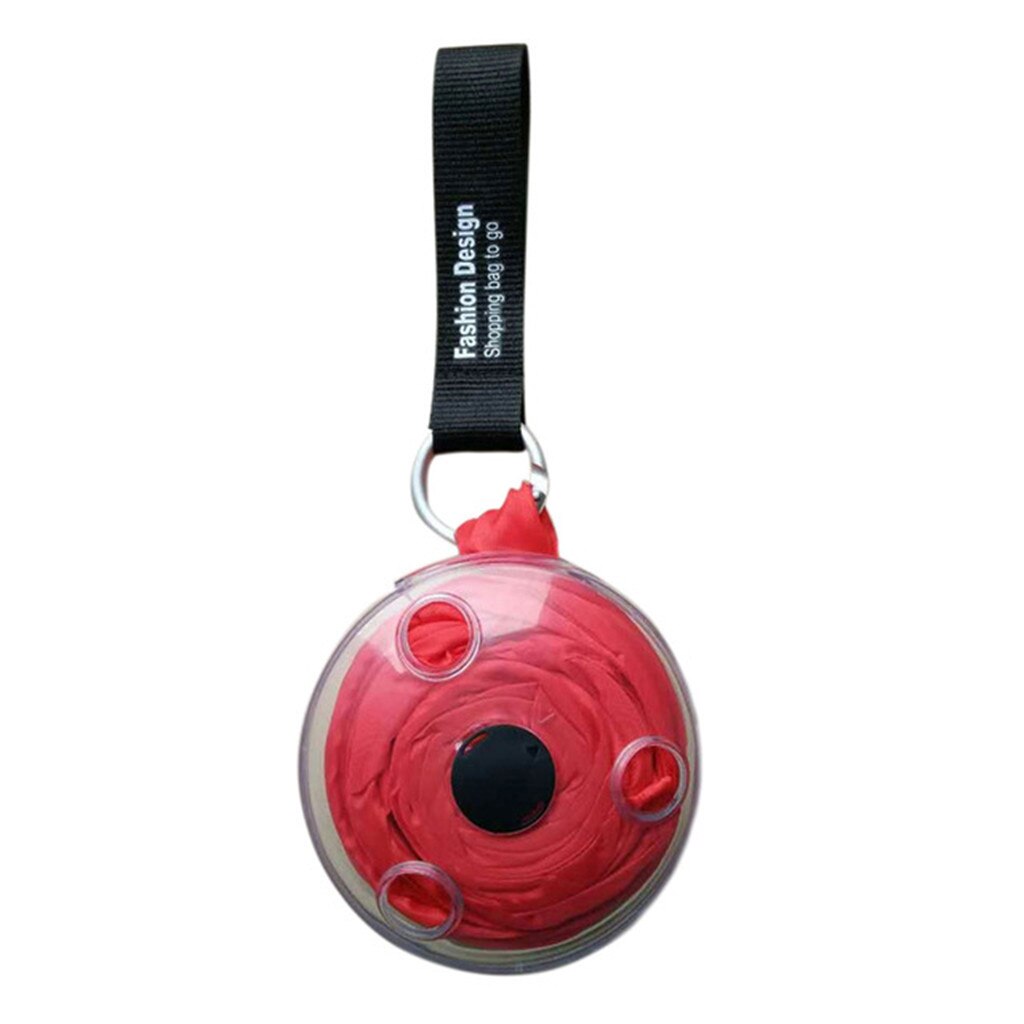 Foldable Shopping Storage Bags Large Capacity Tote Reusable Shopping Bags Stylish And Crossbody Bag Bolsa Plegable#LJC: Red