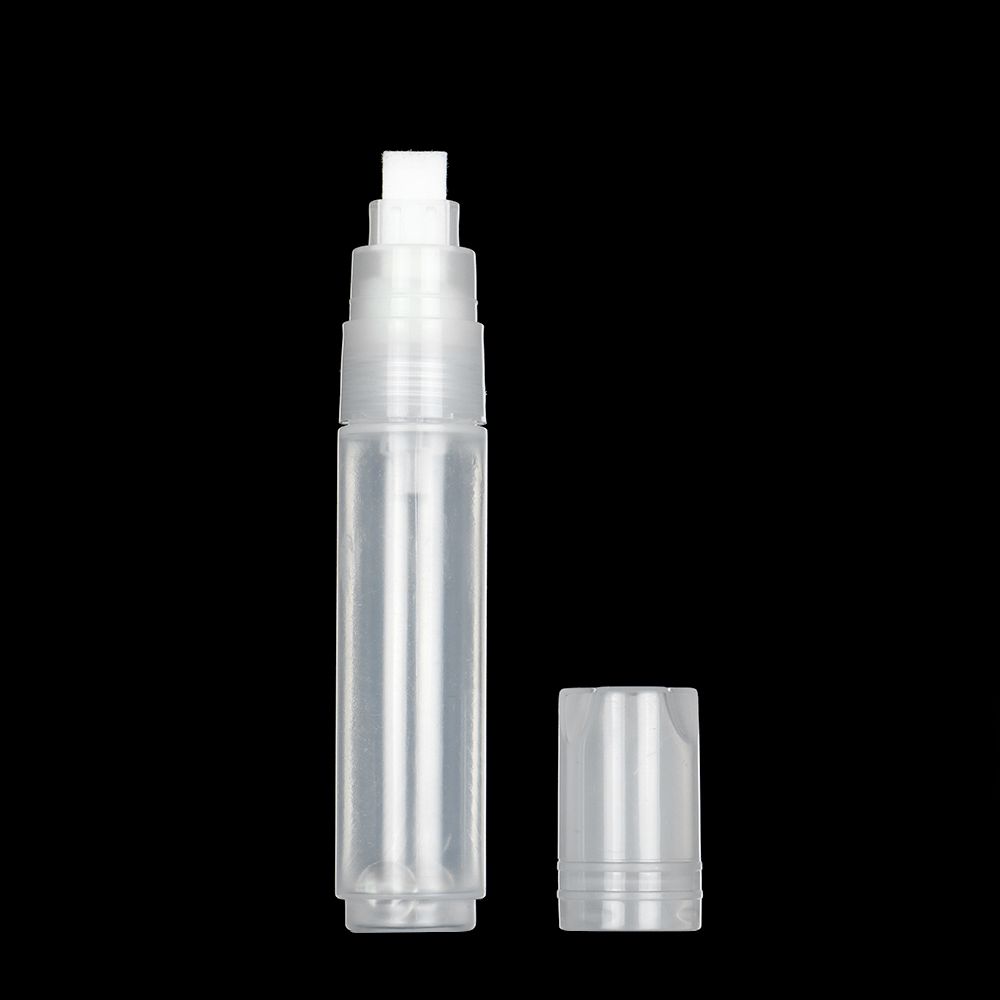 Tinta recargable de plástico para uso repetible, bolígrafo de Pintura transparente, accesorios, varilla vacía, bolígrafos de Graffiti, marcador de tiza líquida: Transparente