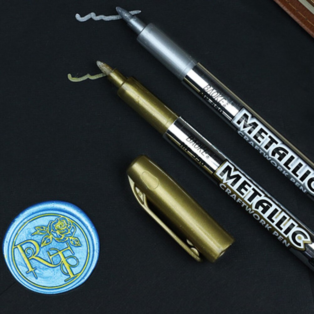 Forsegling voks stempel merke penn graffiti voksing farge markører gjør-det-selv kunst dekor brann maling segl spesiell sporing linje penner håndverk verktøy