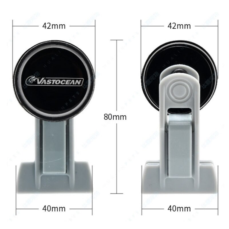 Vastocean Aquarium Strong Magnetic Algae Feeding Clamp Clip For Aquarium Fish Tank Seaweed Supplies Clip Vegetable