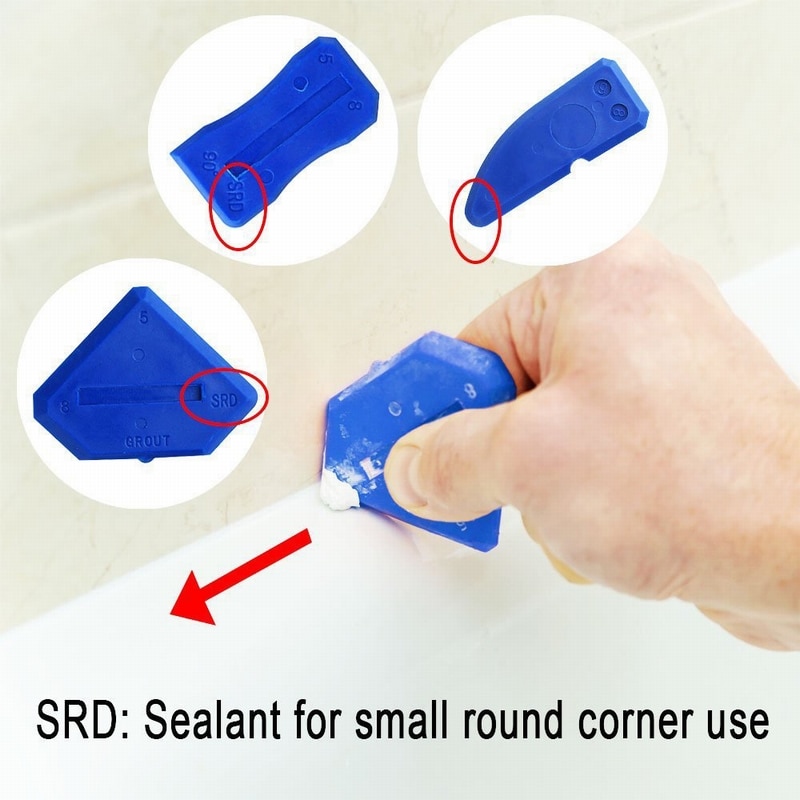 4/5/9pcs Window Deur Siliconen Glas Cement Schraper Tool Siliconenkit Spreader Spatel Schraper Cement removal Tool Kit