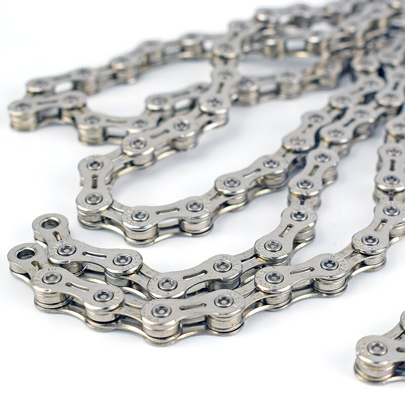Bicycle chain 10 speed bike chain Half Hollow 30 speed mountain bike road bike mtb chains 10S ultralight 271g 116L boxed silver