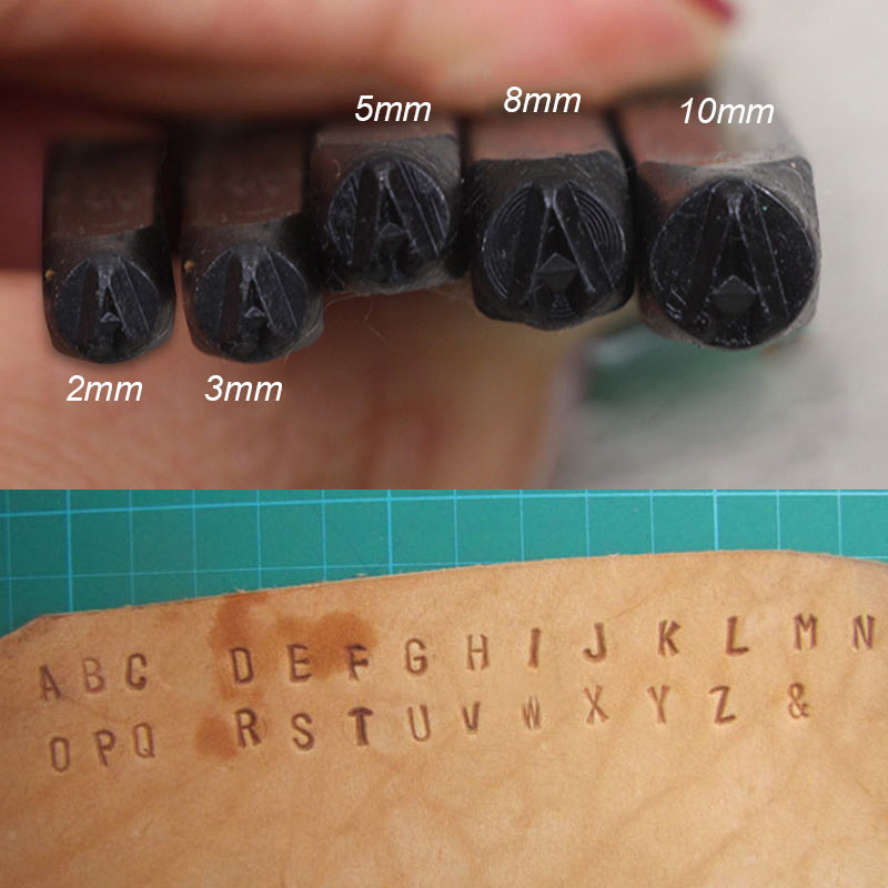 Letter Stamp Punch Set Hardened Steel Metal Alphabet Letter Wood Leather Punch Tool Craft LXY9