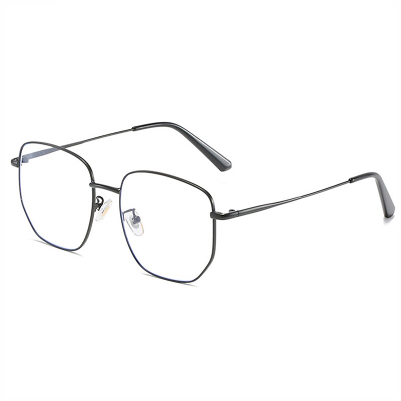 -1.0 1.5 2.0 2.5 3.0-4.5 Afgewerkt Bijziendheid Bril Vrouwen Mannen Metalen Onregelmatige Brillen Recept Bijziend Brillen: -400 / black