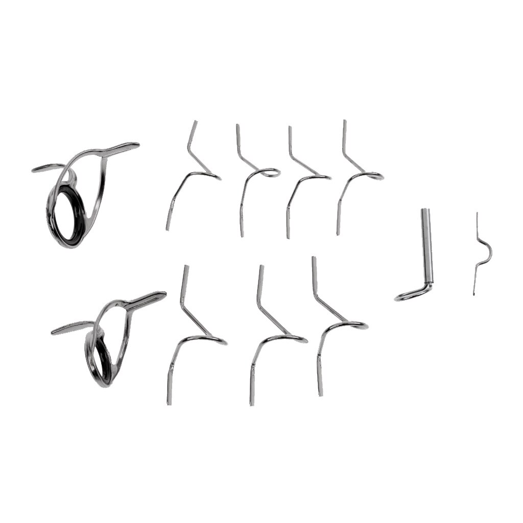 Fly Fishing Rod Guide Tip Repair Kit Set DIY Dark Circles Different