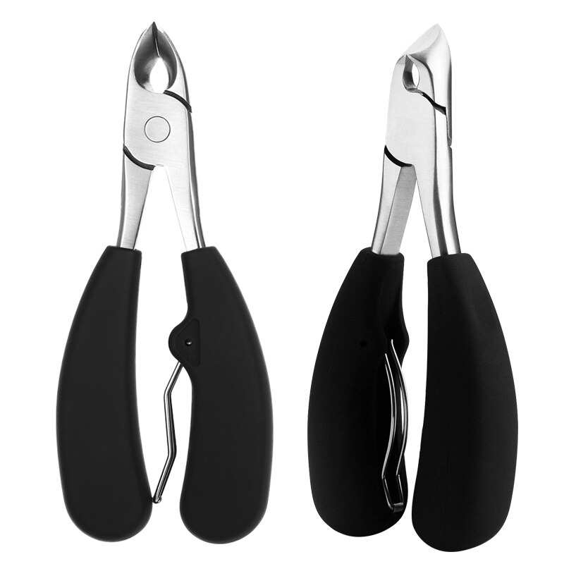 Tijeras negras para cutículas de pies, cortauñas para el cuidado de los pies, cortauñas, de paroniquia cortauñas, herramienta de removedor de manicura NT117