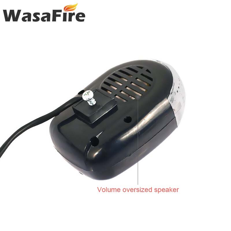 WasaFire 7 LED Bicycle Turn Signal Light with Horn MTB Front Rear Lights Bike Directional Brake Lights Cycling Taillight Lamp