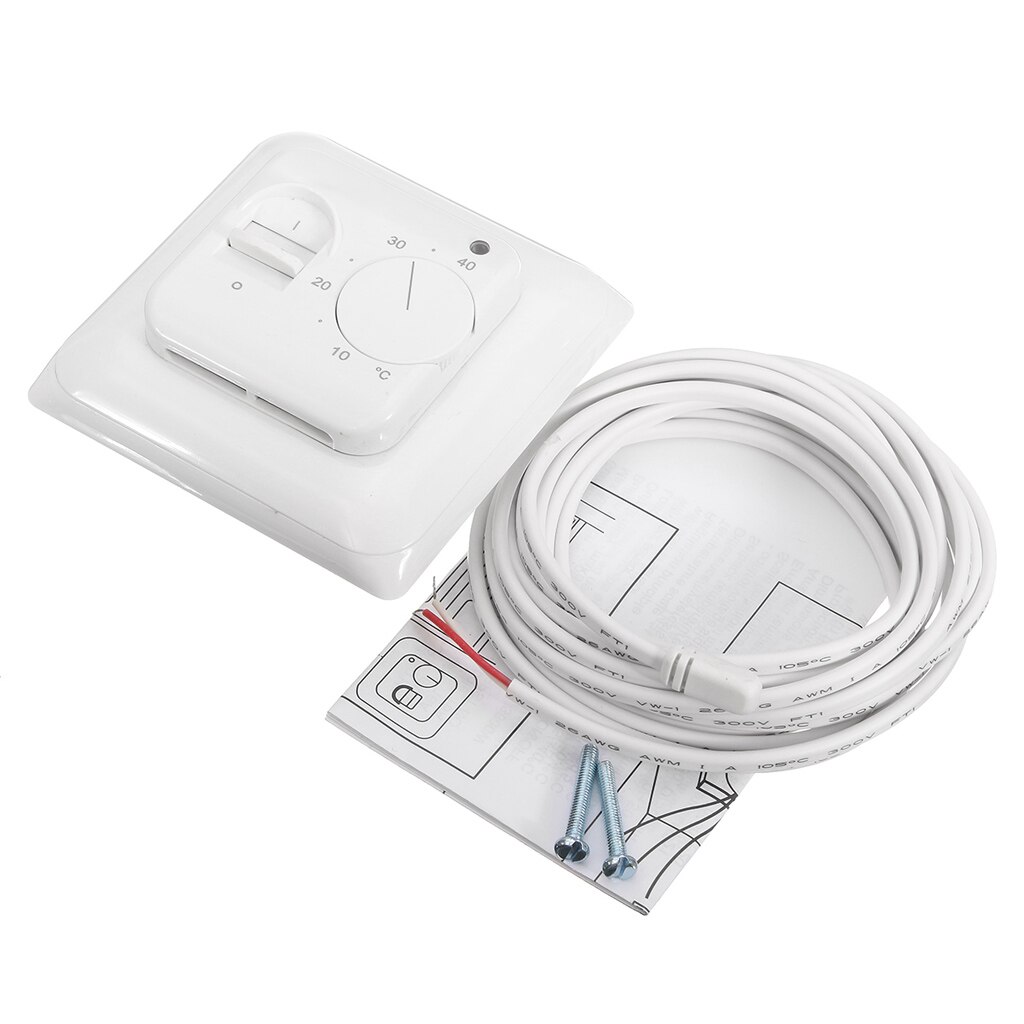 AC230V Under Floor Heating Thermostat Built-in 10K NTC Sensor