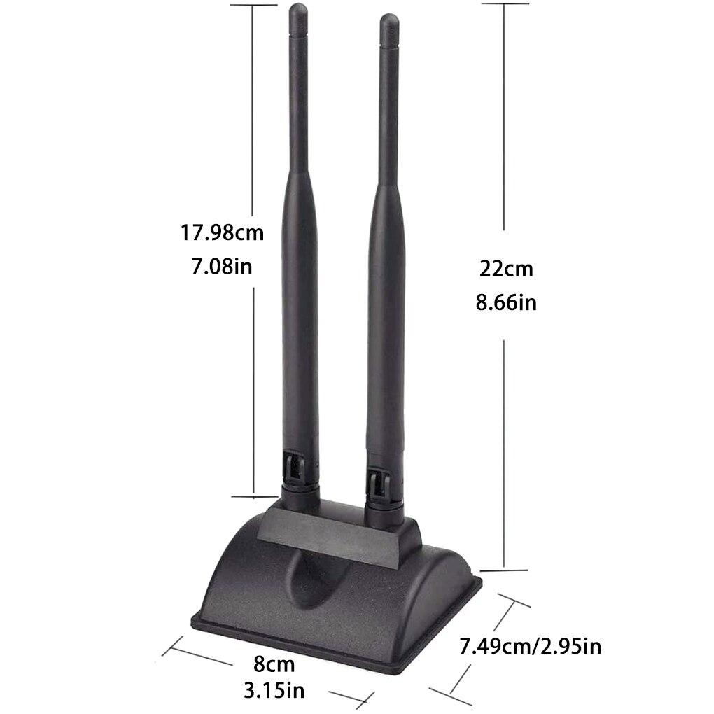 Dual Band Wifi Antenne 2.4G/5G Antenne Pci-E Wifi Netwerkkaart Draadloze Router Signaal Versterker Antenne