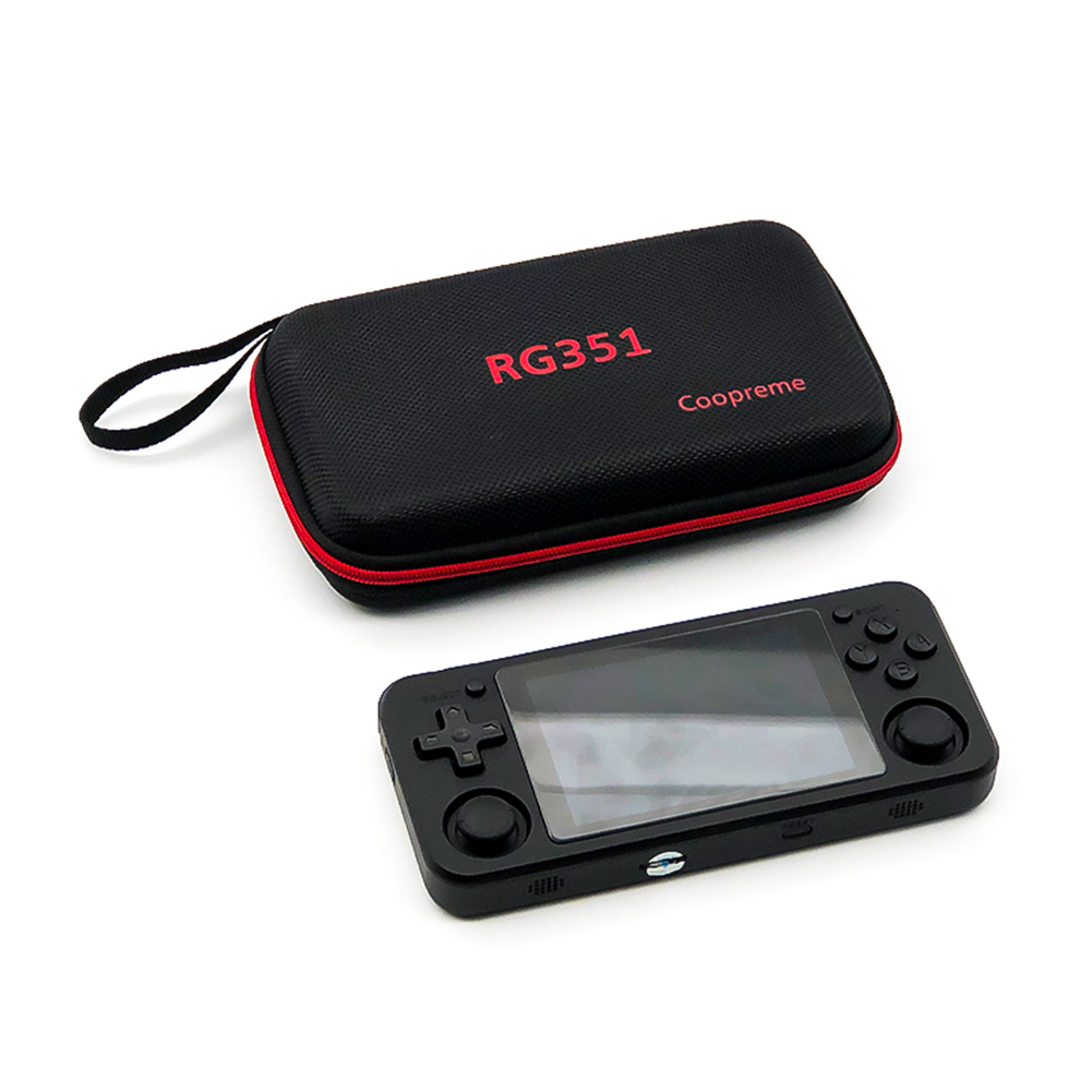 ANBERNIC – Console de jeu portable rétro RG351P/RG351M/RG350M, avec étui de Protection