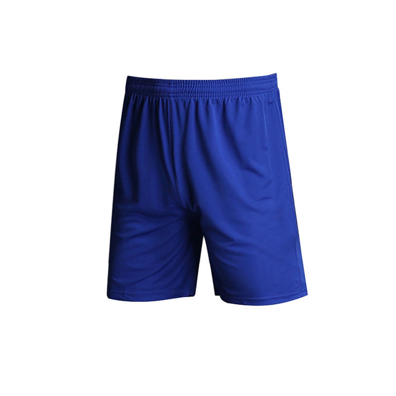 Sport Fitness Gym Voetbal Jogging Ademende Solid Casual Atletische Mannen Shorts Running Training Elastische Taille Sneldrogende: blue / M