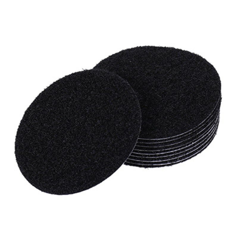 10pcs Non-slip Velcro Sofa Cushion Rug Mat Seat Cushion Fixed Stickers Round Double-sided Seamless Patch Household Items: 03