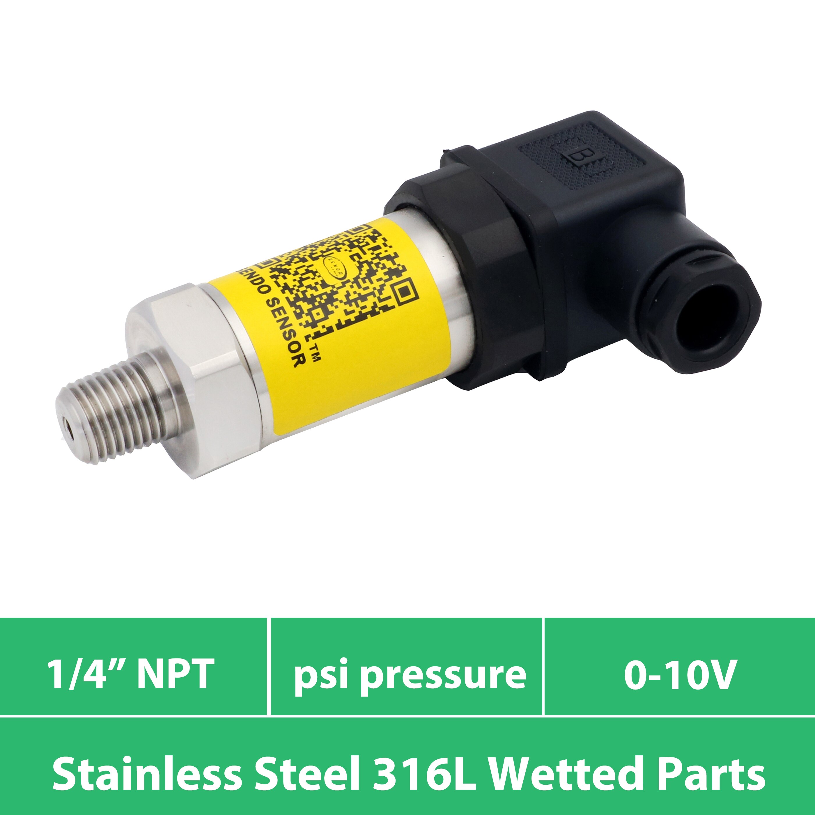 Transducteur de pression, signal analogique 0 10V, plage 0 à 1500psi, 500, 2000 , 3000, 30, 50 3 psi, filetage 1 4npt, faible coût