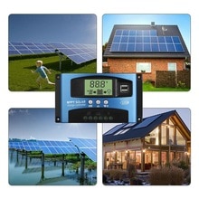 Dual Usb LCD Display Mppt Controller Mppt Controller Solar Panel Home Solar Charge Controller Solar Charge Controller
