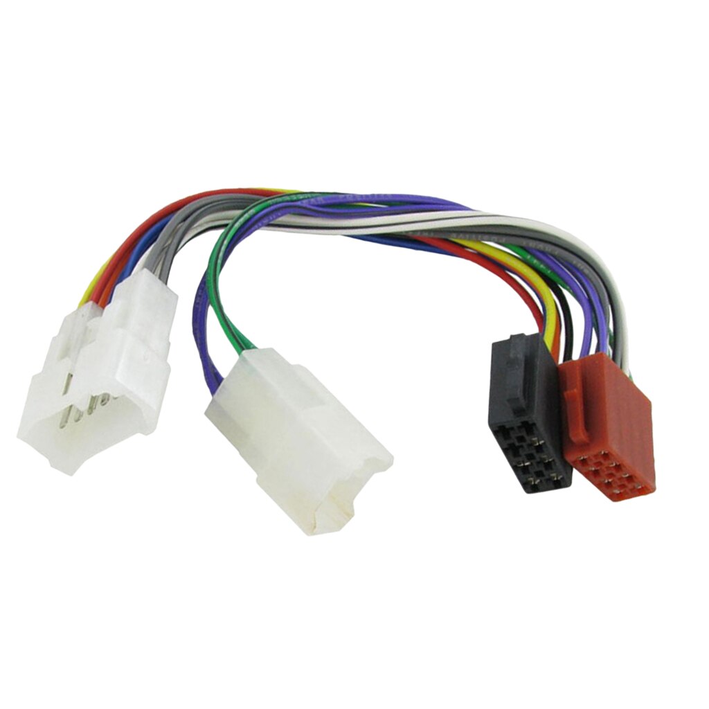 Bil ledningskabel adapter for toyota / iso stereo ledning kabel pluggkontakt enkel installasjon