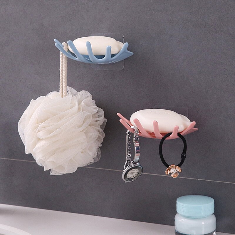 Badrum dusch tvål låda hylla väggmonterad tvål låda disk förvaringsplåt fack hållare fodral tvål hållare badrum fack tillbehör