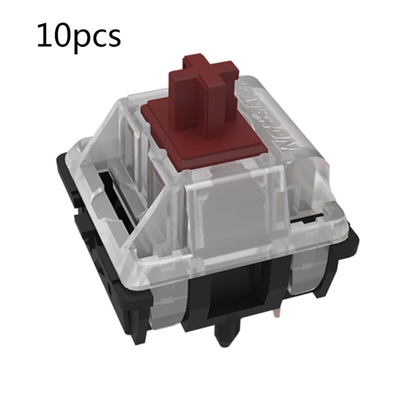 Gateron mx switch 5 pin Switches RGB SMD 5pin Axis Compatible for Cherry MX mechanical Keyboard diy Switches Yellow Red: 1