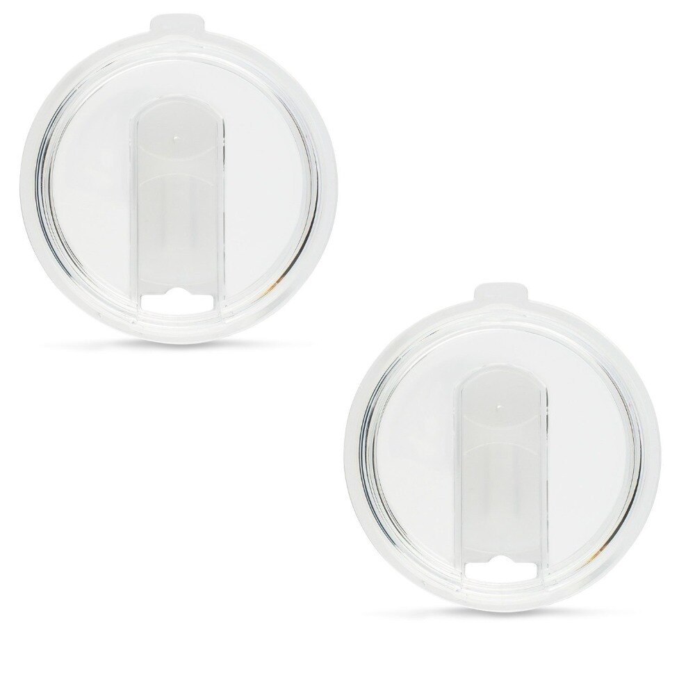 Set  of 2 ersättningslock för 30oz resskålar i rostfritt stål