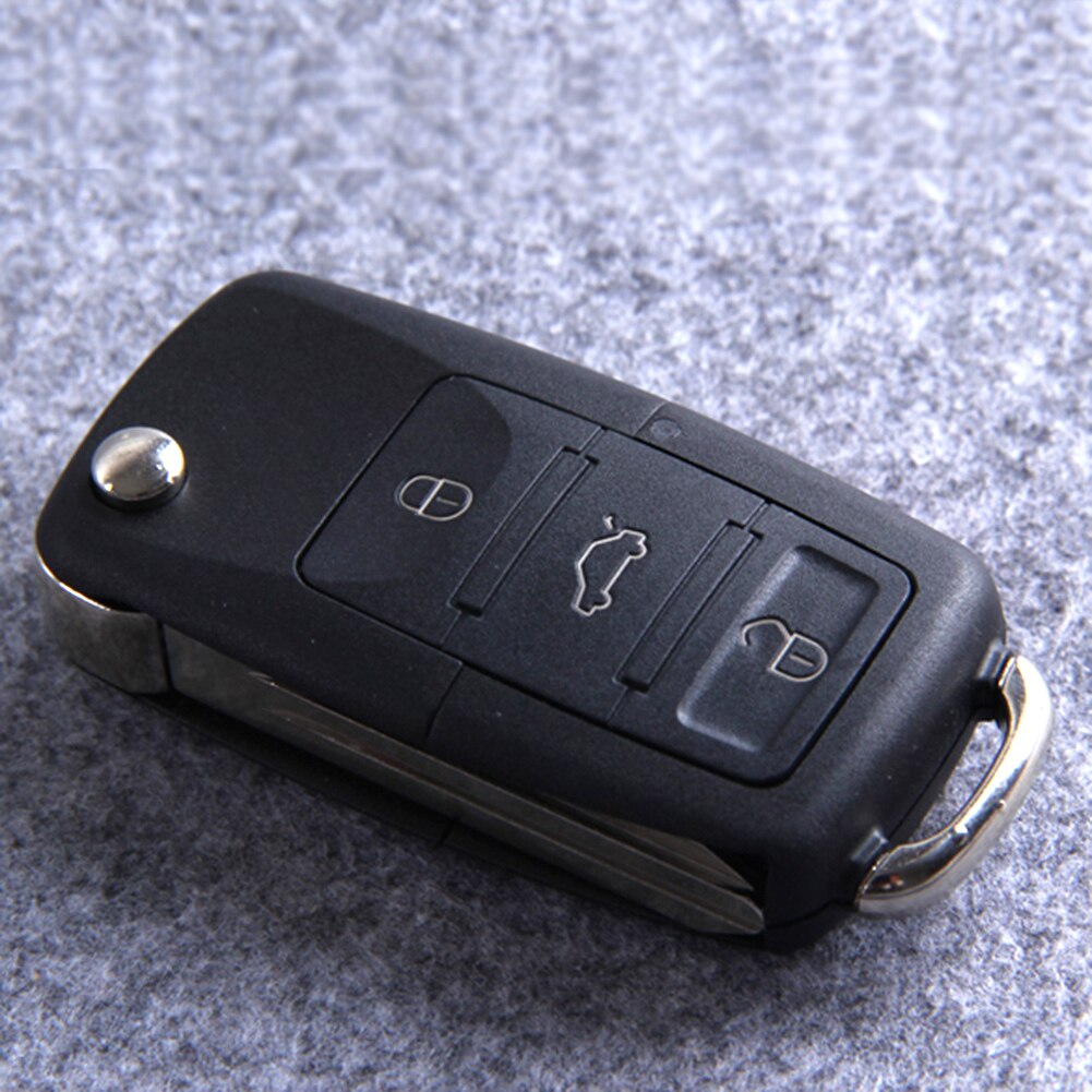 4 Button Remote Key Replacement Flip Car Key Case Styling Folding Blade Key Shell Replacement Uncut Blade Key Shell With Pad