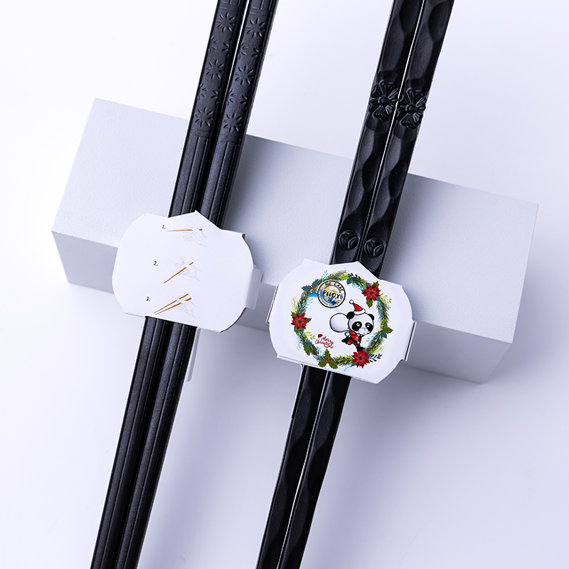 Piioy Kerst Eetstokjes Zwart Kersenbloesems Pps Sushi Snelle Eten Noedels Herbruikbare Sticks Chinese Servies Keuken Benodigdheden