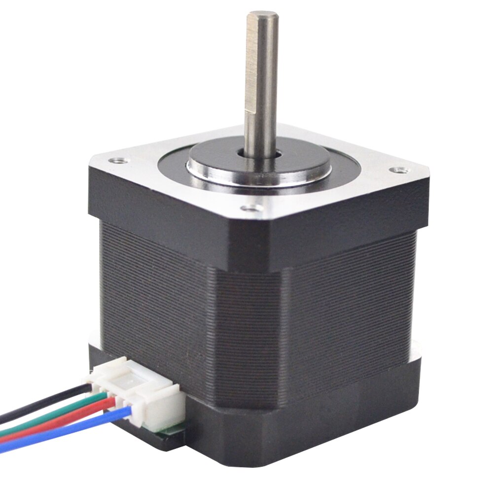 Nema17 Stepper Motor 42 Motor 39mm Nema 17 Motor 42BYGH 1.5A(17HS4401S) 45Ncm Motor 4-lead w/ 1m Pin Connector for 3D Printer