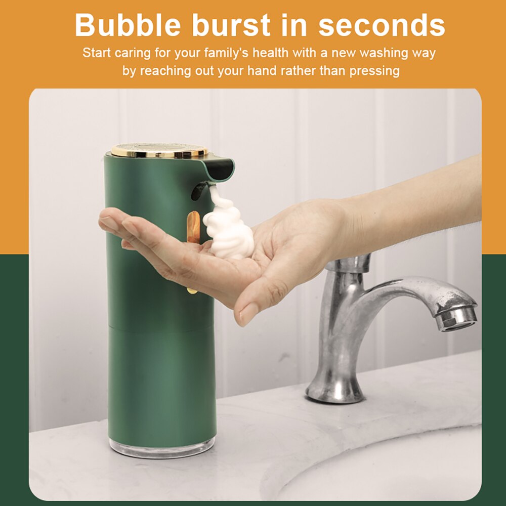 550ml Automatic Foam Soap Dispenser Sensor Foaming Soap Container Contact-less Hand Sanitizer Machine For Home Hotel Restaurant