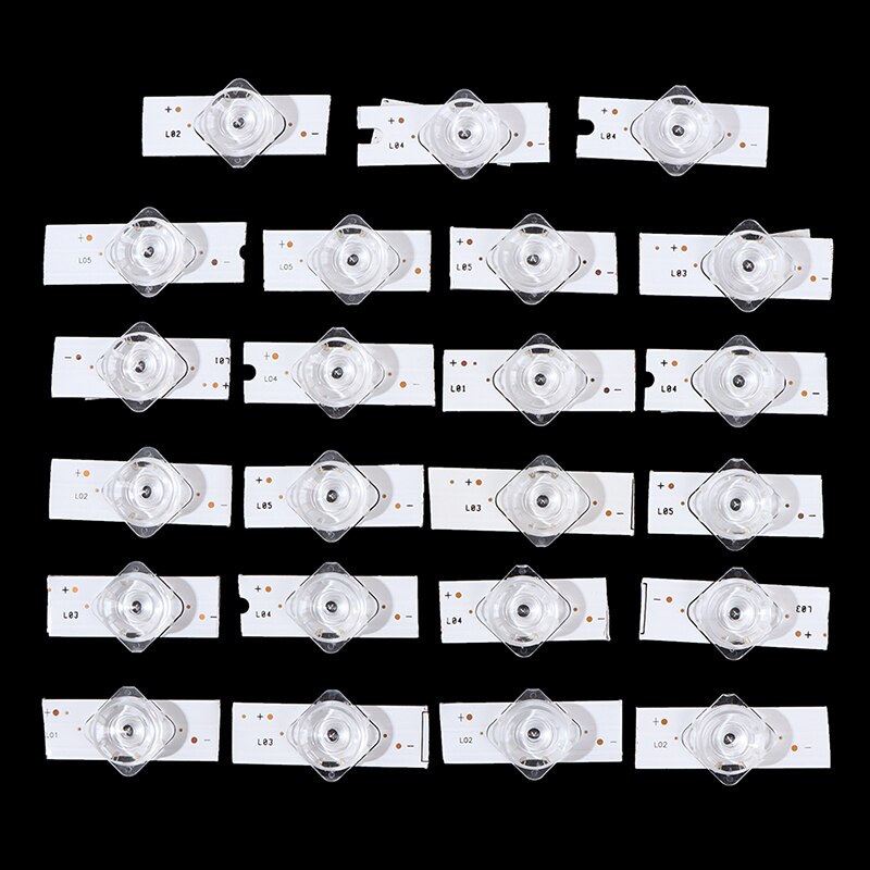 Perles de lampe de 3V 6V SMD avec le filtre optique de lentille pour l'outil de réparation de TV de LED de 32-65 pouces