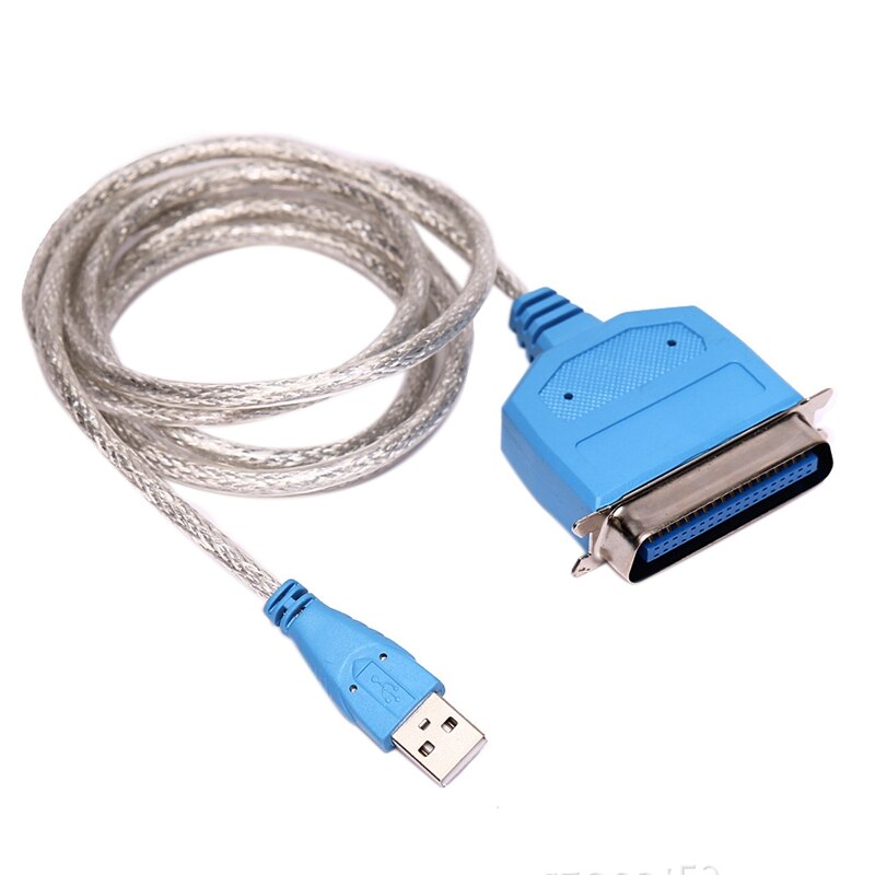 USB Adapter Cable USB to IEEE 1284 Printer Adapter Cable Suitable for Desktop Computers and Laptops,5PCS