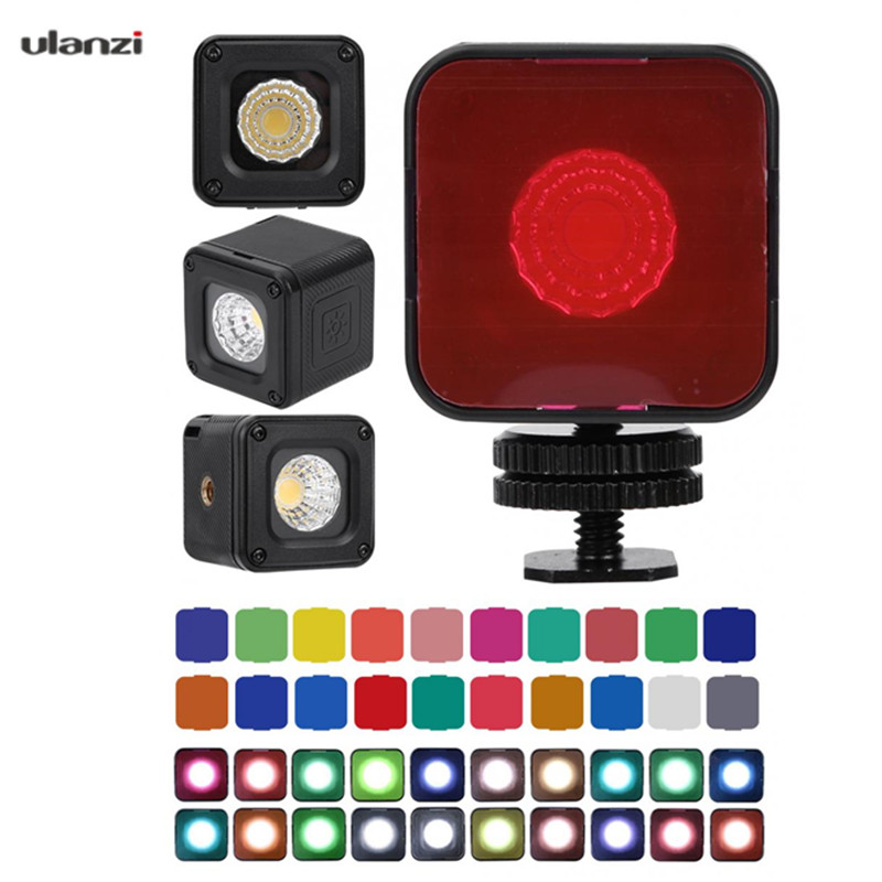 Ulanzi L1 Pro Waterproof Mini LED Light IP67 10M Built-in Lithium Battery 5500 200K for Gopro Action Camera Mobile Phone