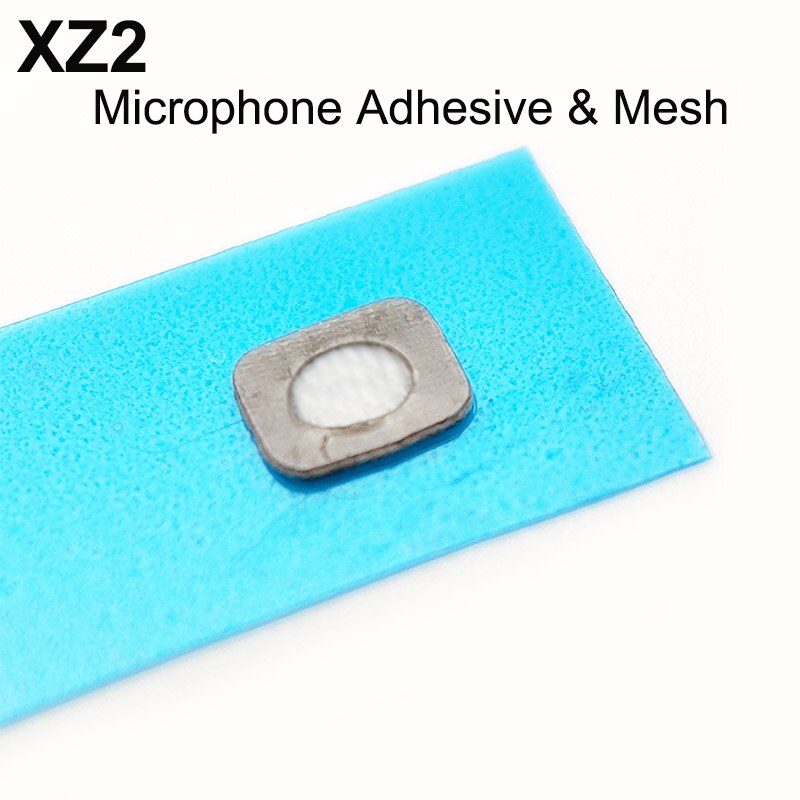 Aocarmo For SONY Xperia XZ2 H8216 H8266 H8296 Full Set Adhesive Front LCD Battery Sticker Mic Earpiece Fingerprint Tape Glue: Mic Adhesive