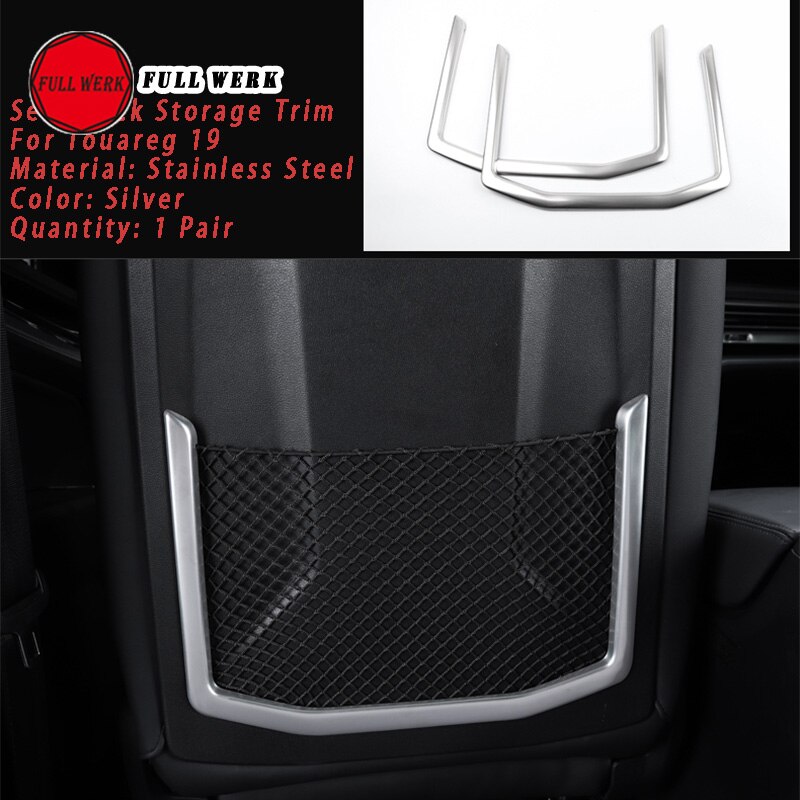 304 Ss Auto Styling Interieur Bekleding Voor Touareg 19 Air Vent Gear Shift Window Switch Cup Cover Frame Sticker accessoires