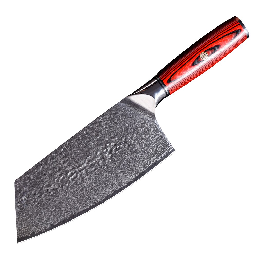 Damascus Chef Knife Stainless Steel Kitchen Knife Japanese Santoku Knives Sharp Cleaver Slicing Steak Knife Cooking Tool Cutelo: Default Title