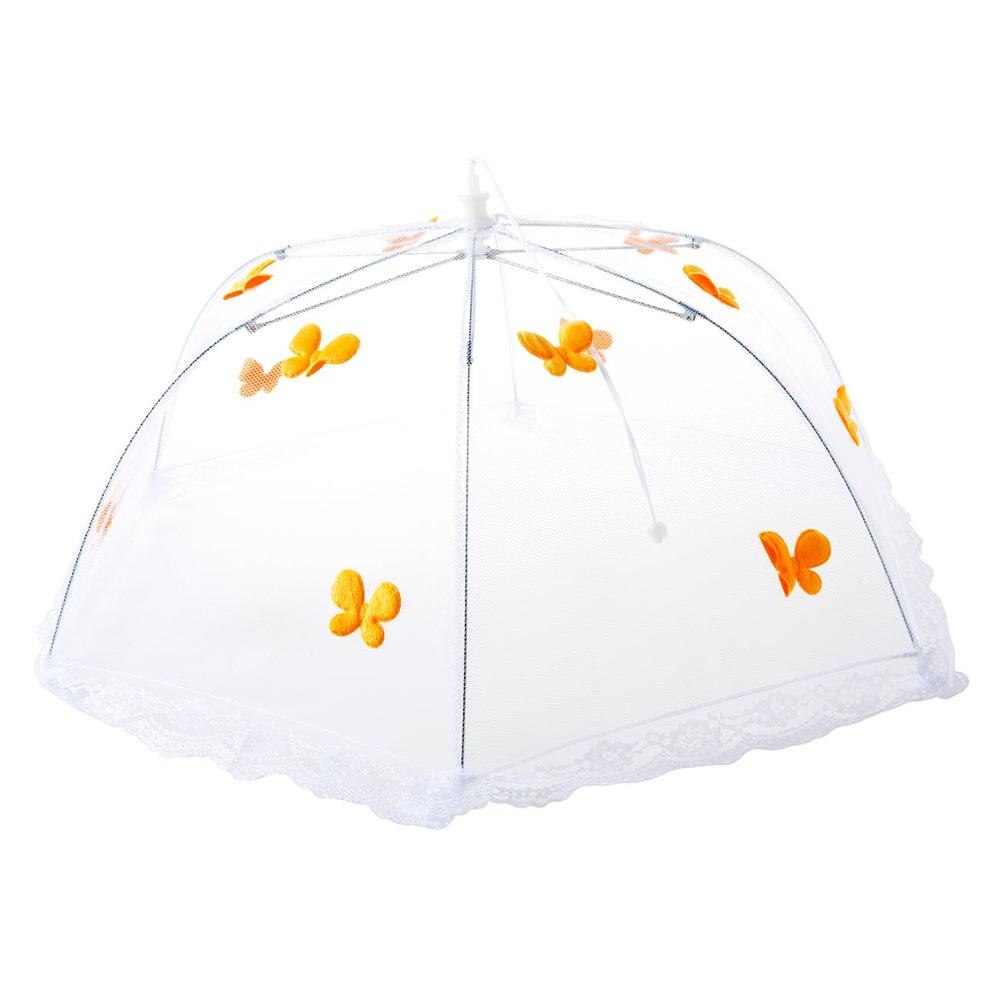 OTHERHOUSE Folding Food Cover Table Net Umbrella Mesh Screen Food Protector Kitchen Food Dish Cover Table Mesh Kichen Tool: C
