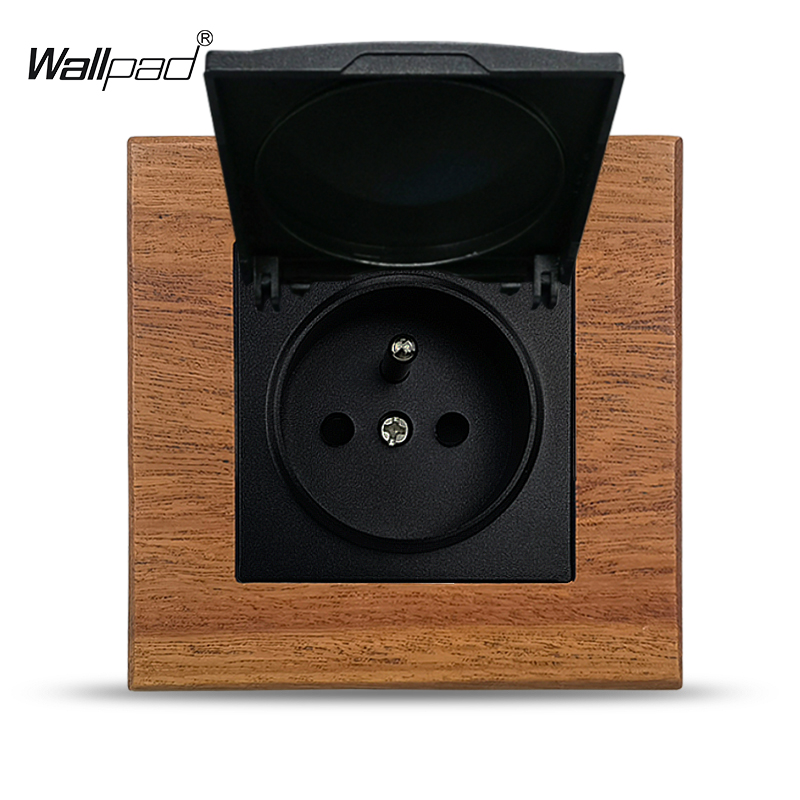16A French Wall Socket with 2 USB TypeC EU Neutral Wood Outlet Poland Belgium Electrical Power Sockets and Switch 220V