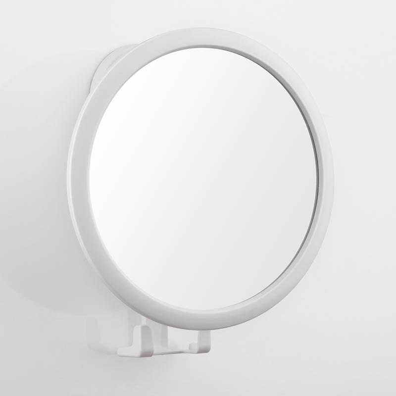 Mordern Drill-free Bathroom Mirror Adjustable Rotation Makeup Vanity Shave Mirrors Folding Bath Mirror: Default Title