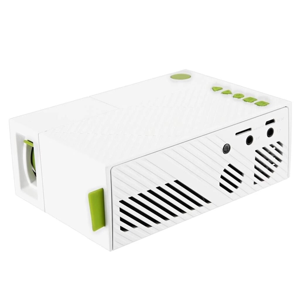 Mini Projector 320x240 Pixels Supports 1080P YG-300 HDMI USB 3.5mm Audio Portable Home Media Player