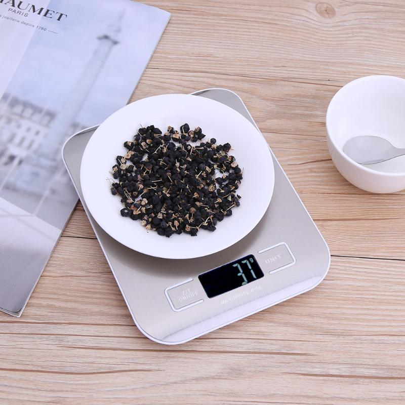 500g/0.01g Digital Multi-function Food Kitchen Scale Postal Food Balance Measuring Weight Kitchen LED Electronic Scales: 10kg 1g D