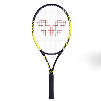 Crossway Tennisracket Carbon Raqueta Profesional Set Met Tennis Tas Overgrip String Tennisracket Padel Raquetas Tennis Schläge: Geel