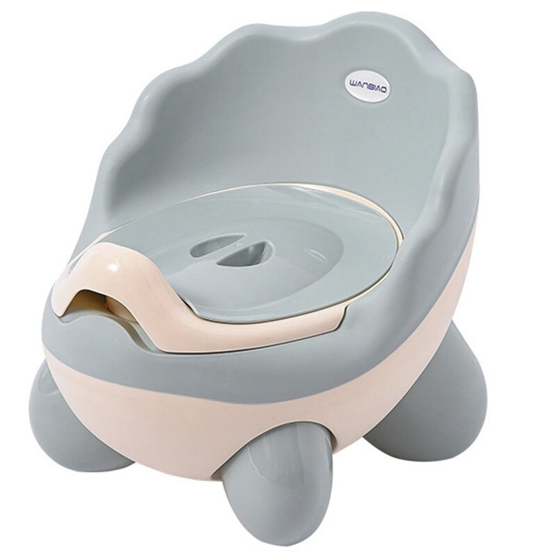 Baby Potje Toiletbril Kom Draagbare Training Baby Potje Kids Ondersteek Comfortabele Rugleuning Wc Meisjes Jongens: Blue