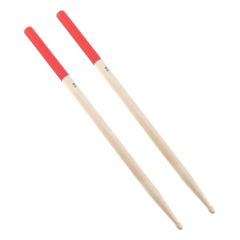 2 pièces! Le tambour en bois de baguettes d'érable de 5A colle des Options multiples de couleur pour le tambour: red