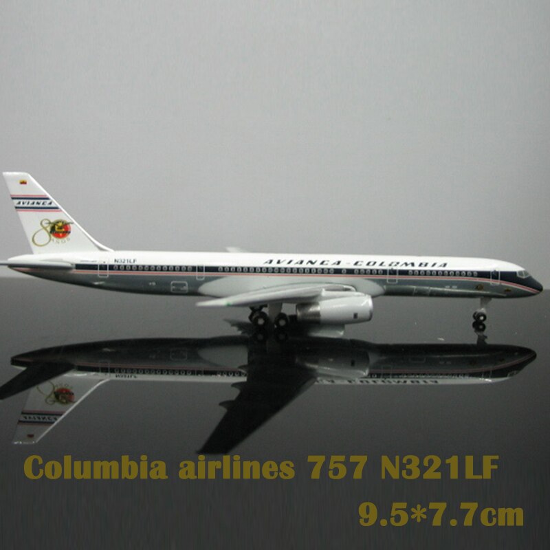 Air Canada 1:500 C-gaaq 727 Modello di Imballaggio Della Bolla Modello di Aereo Argento Diecast Collezione Boy Regalo: Columbian 757 N321LF