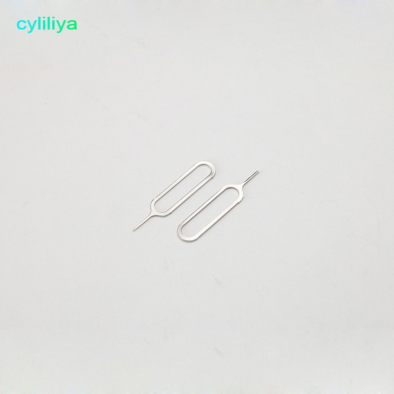 Cyliliya Metalen Sim Eject Pinnen Sim-kaart Eject Tool Naald Pin Voor Voor Iphone 7 6 5 5S Voor mobiele Telefoons 1000 Stks/partij Gratis Post