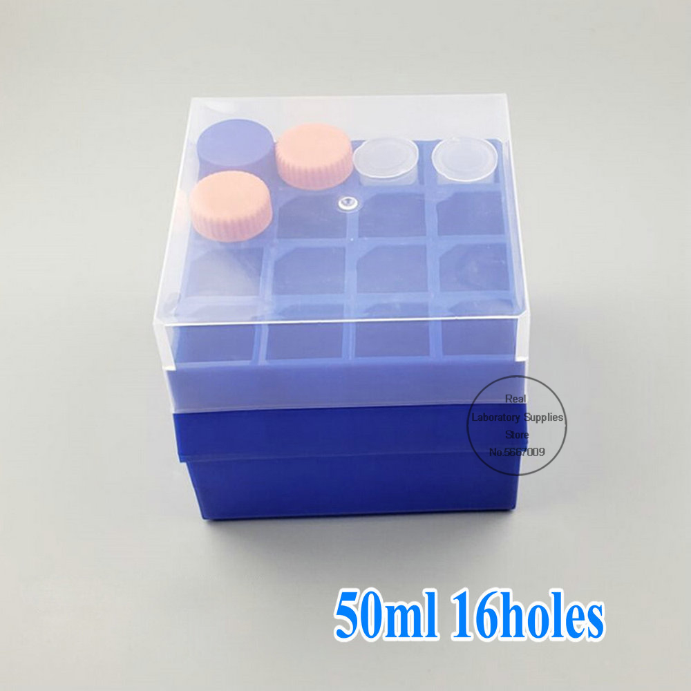 1 stk 10/15ml 50ml plast centrifugerør boks pcr rør opbevaringsstativ laboratorieartikler
