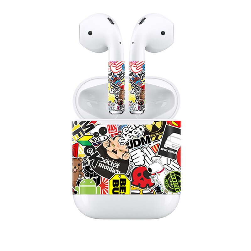 Popular Full Cover Decal for Apple AirPods for Earpiece Vinyl Stickers: 983