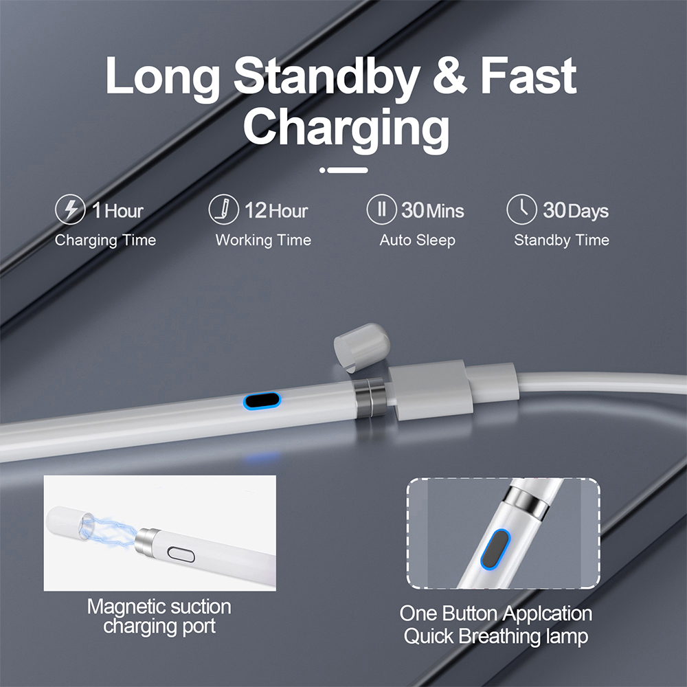 Stylet tactile universel pour téléphone portable, adaptable sur tablette, iOS, Android, Huawei, Samsung, Xiaomi, Apple, iPad