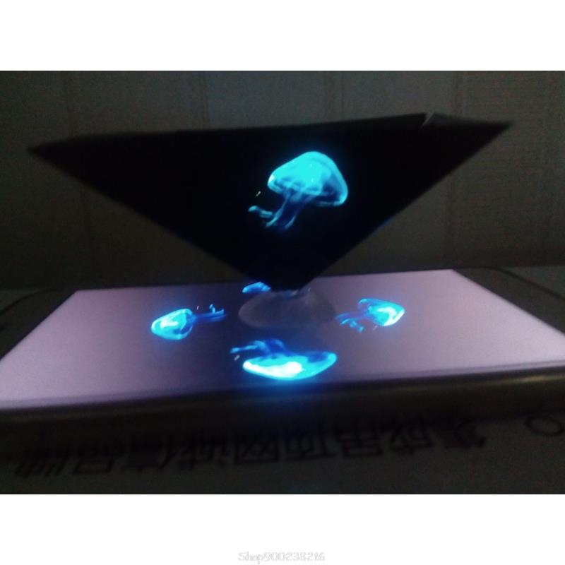 3D Holo-graphic Display Stands Projector Mobile Smartphone Hologram Corporate Product Display Cartoon MR21 22