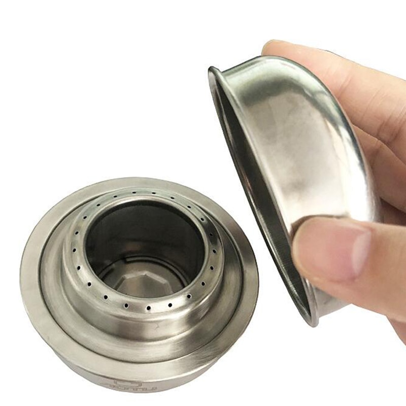 Outdoor Picnic Stove Fire Cover Bump Portable Alcohol Stove Fire Extinguishing Lid Stainless Steel Fire Cover Accessories