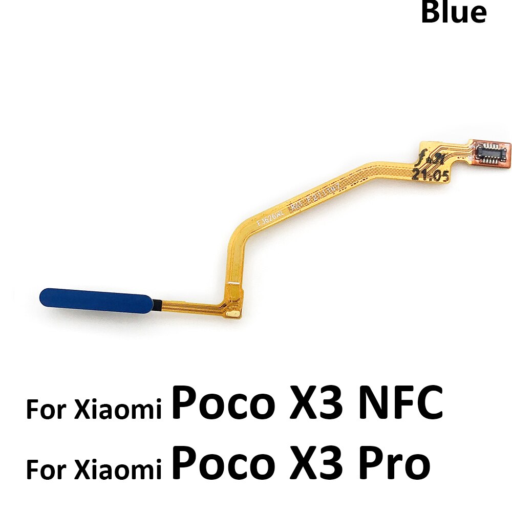 Originale per Xiaomi Poco X3 NFC X3 pro GT Mi 11T pro pulsante casa impronta digitale tocco ID sensore flettere cavo nastro parti di ricambio