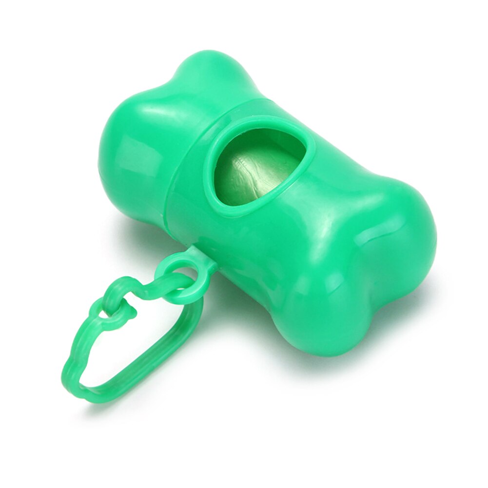 Dog Waste Bag Holder Garbage Bag Dispenser Carrier Case Cleaning Dog Supplies Pet Products Dog Garbage Bag Dispenser: Green